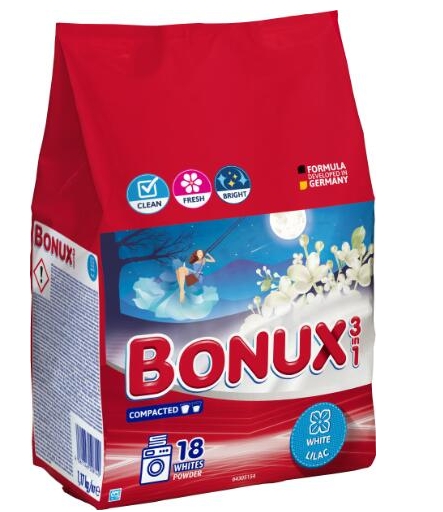 BONUX DET.AUTOMAT PUDRA WHITE LILIAC 1.17KG 4061746508140