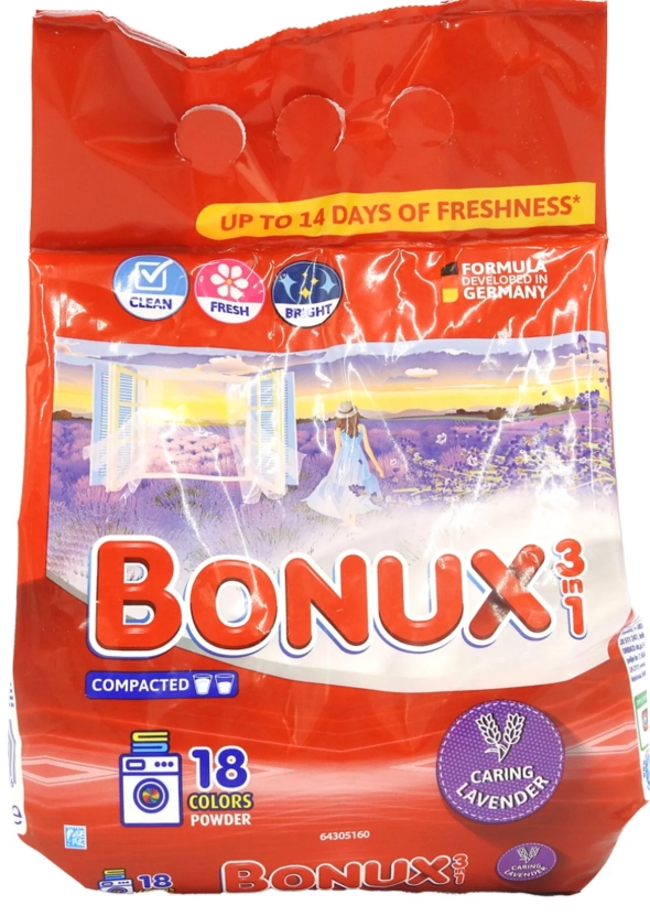 BONUX DET.AUTOMAT PUDRA LAVANDA 1.17KG 4061746507976