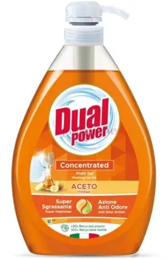 DUAL POWER DET.VASE CU OTET 1L 8050999570222