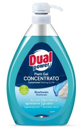 DUAL POWER DET.VASE CU BICARBONAT 1L 8032680399398