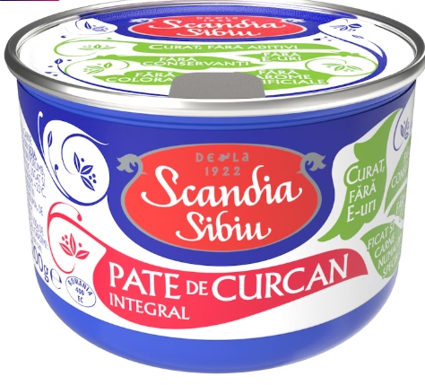 PATE SIBIU CURCAN 200GR (6BUC/SET) 5941341015177