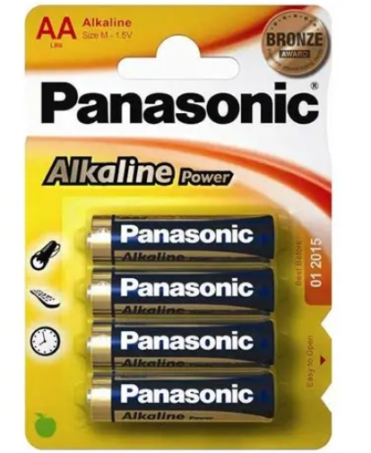 PANASONIC BATERIE ALCALINA AA LR6 5410853056829
