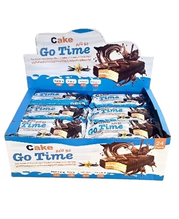 GO TIME CAKE VANILIE+GLAZ CIOC 40GR (24BUC) 6224007731451