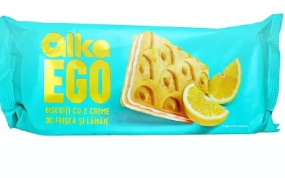 ALKA EGO biscuiti cu crema de frisca si crema de lamaie 135g 5941035012505