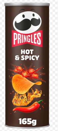 PRINGLES HOT&SPICY 165GR 5053990127665