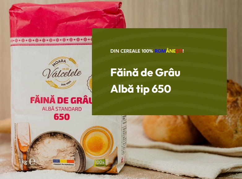 FAINA MOARA VALCELELE TIP 650 1KG (10BUC/BAX) 5947226397697