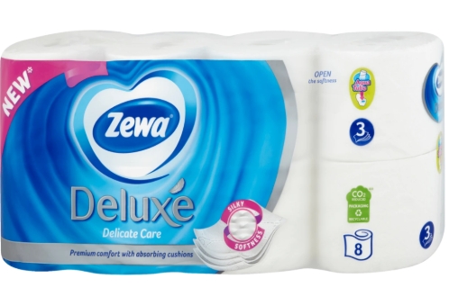 ZEWA DELICATE CARE HARTIE 3 STR 8 ROLE/SET 7322541171739