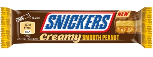 SNICKERS CREAMY SMOOTH PEANUT 36.5G 24BUC/CUT 5900951310461