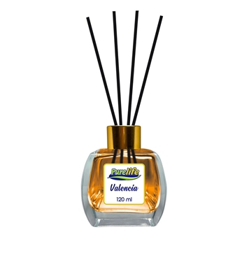 PURELIFE ODORIZANT DE CAMERA CU BETISOARE VALENCIA - AROMA FLORI DE PORTOCAL 120ML 739113471819