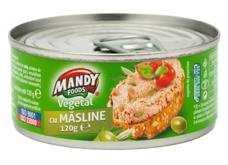 MANDY PATE MASLINE 120G 6BUC/BAX 5941334002207