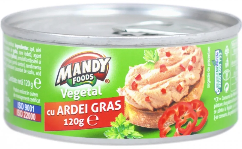 MANDY PATE ARDEI 120G 6BUC/BAX 5941334003501
