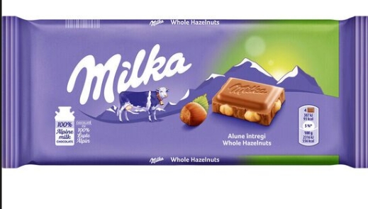 Milka Alune Intregi 95g(17b) 7622202264115