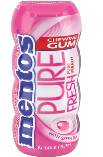 MENTOS GUMA DE MESTECAT BUBBLE FRESH 30G (10BUC/CUT) 8003440986912