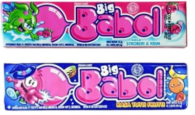 GUMA CRAZY BABOL TUTTI FRUTTI 20GR (24BUC) 3906015320317