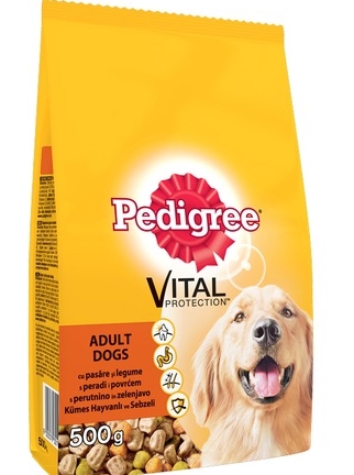 PEDIGREE ADULT USCAT PUI&LEGUME 500GR (12BUC) 5998749145005