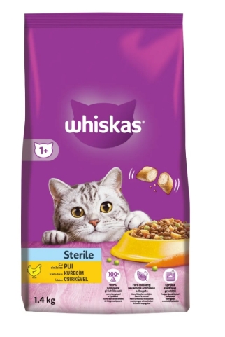 WHISKAS USCAT ADULT PUI&FICAT 1.4KG 5998749129821