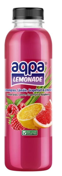 AQPA LIMONADA LEMON GRASS&LAMAIE&GREPHE&ZMEURA 0.5L SGR (12BUC/BAX) 6427988012117