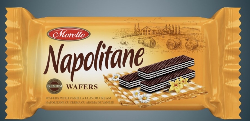 MORELLO NAP.PREMIUM VANILIE 50GR (24BUC/CUT) 6427216000510