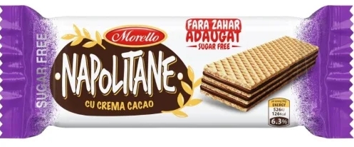 MORELLO NAP.FARA ZAHAR CACAO 40GR (24BUC/CUT) 6427216001081