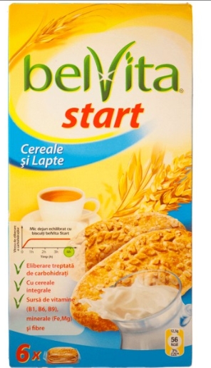 BELVITA STAR CER.MIERE&LAPTE 300GR(10BUC/CUT) 7622210013224