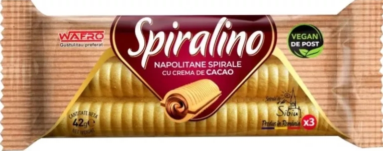 SPIRALINO SPIRALE CACAO 42GR (24BUC/CUT) 6425999000772