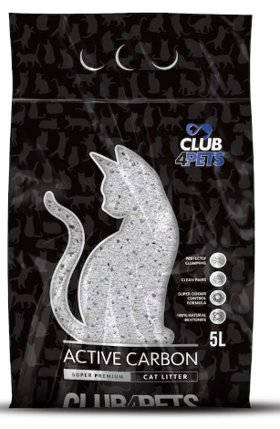 CLUB4PETS ASTERNUT ACTIVE CARBON 5L 5940031073343