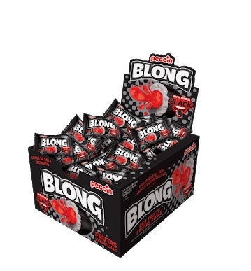 GUMA BLONG PECCIN NEGRU 200GR (24BUC) 7896306617645