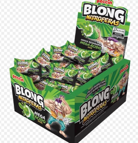 GUMA BLONG NITRO FERAS ACIDO SOUR 200GR (24BUC) 7896306624346