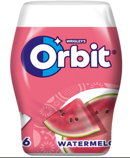 ORBIT WATERMELON BOTTLE 64G (6BUC/PAC) 4009900538190