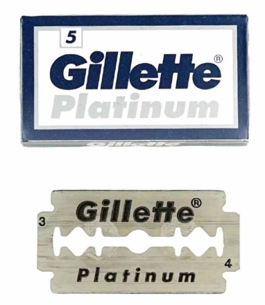 GIILLETTE PLATINUM LAME (10CUT/SET) 3014260411879