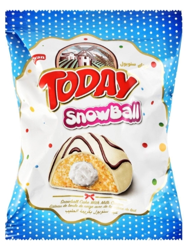 TODAY SNOWBALL MILKY  40GR (24BUC/CUT) 8693029032613