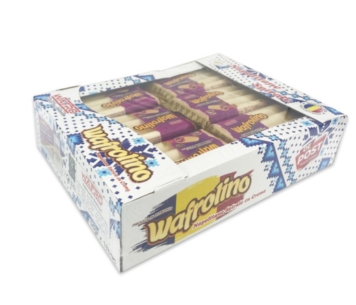 WAFROLINO SPIRALE ZMEURA 28GR (24BUC/CUT) 6425999000659