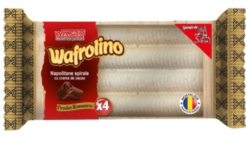 WAFROLINO SPIRALE CACAO 28GR (24BUC/CUT) 6425999000628