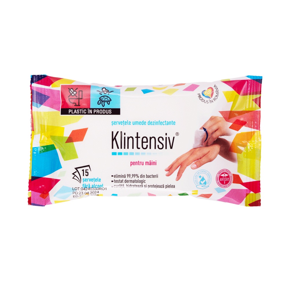 KLINTENSIV SERVETELE DEZINF.PT MAINI (160BUC/BAX) 5949088401444