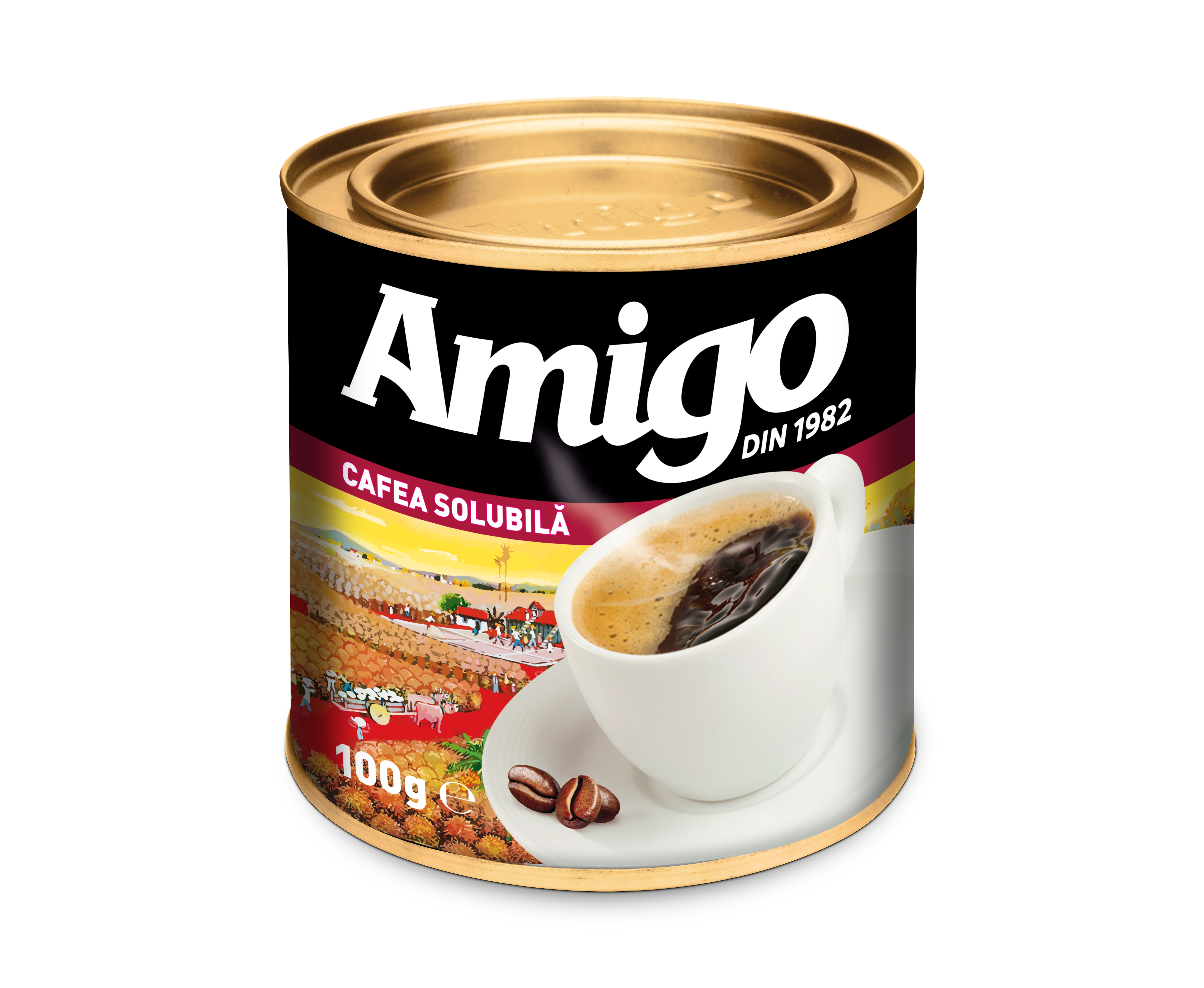 AMIGO CAFEA SOLUBILA 100G FOLIE 5941623007210