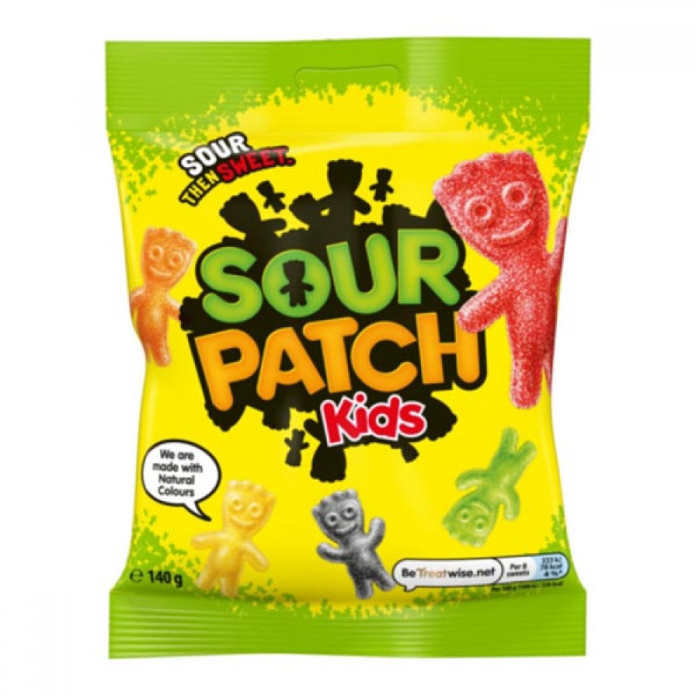 SOUR PATCH KIDS 140GR (10BUC/CUT) 7622201503833