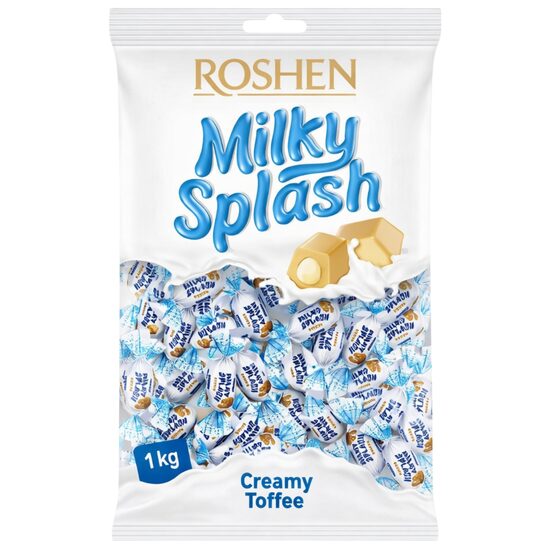 BOMBOANE MILKY SPLASH TOFFEE ROSHEN 1 KG 4823077608810