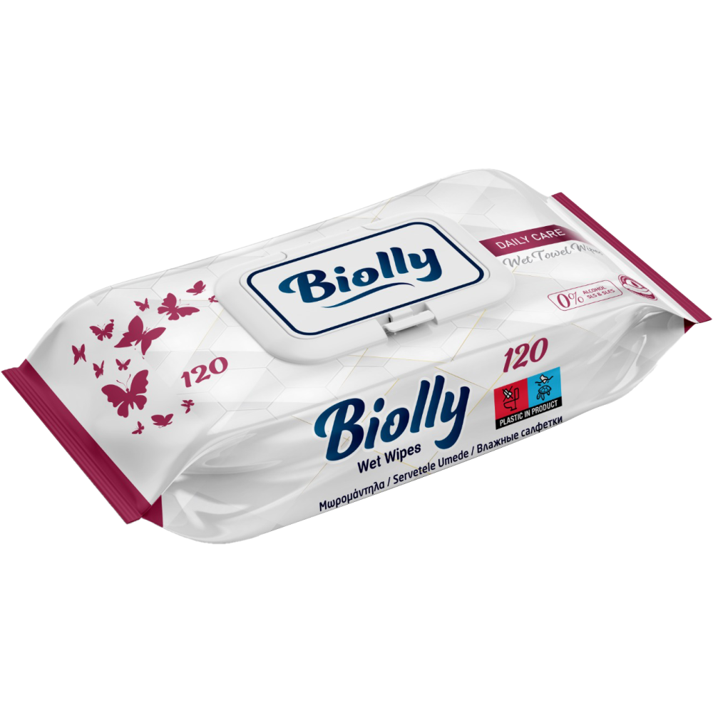 SERVETELE UMEDE 120BUC BIOLLY 8683092838649