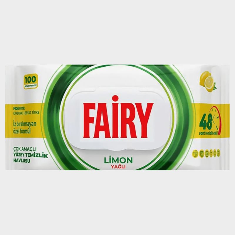 FAIRY CLEAN WIPES LEMON (100BUC/SET) 8681554633139