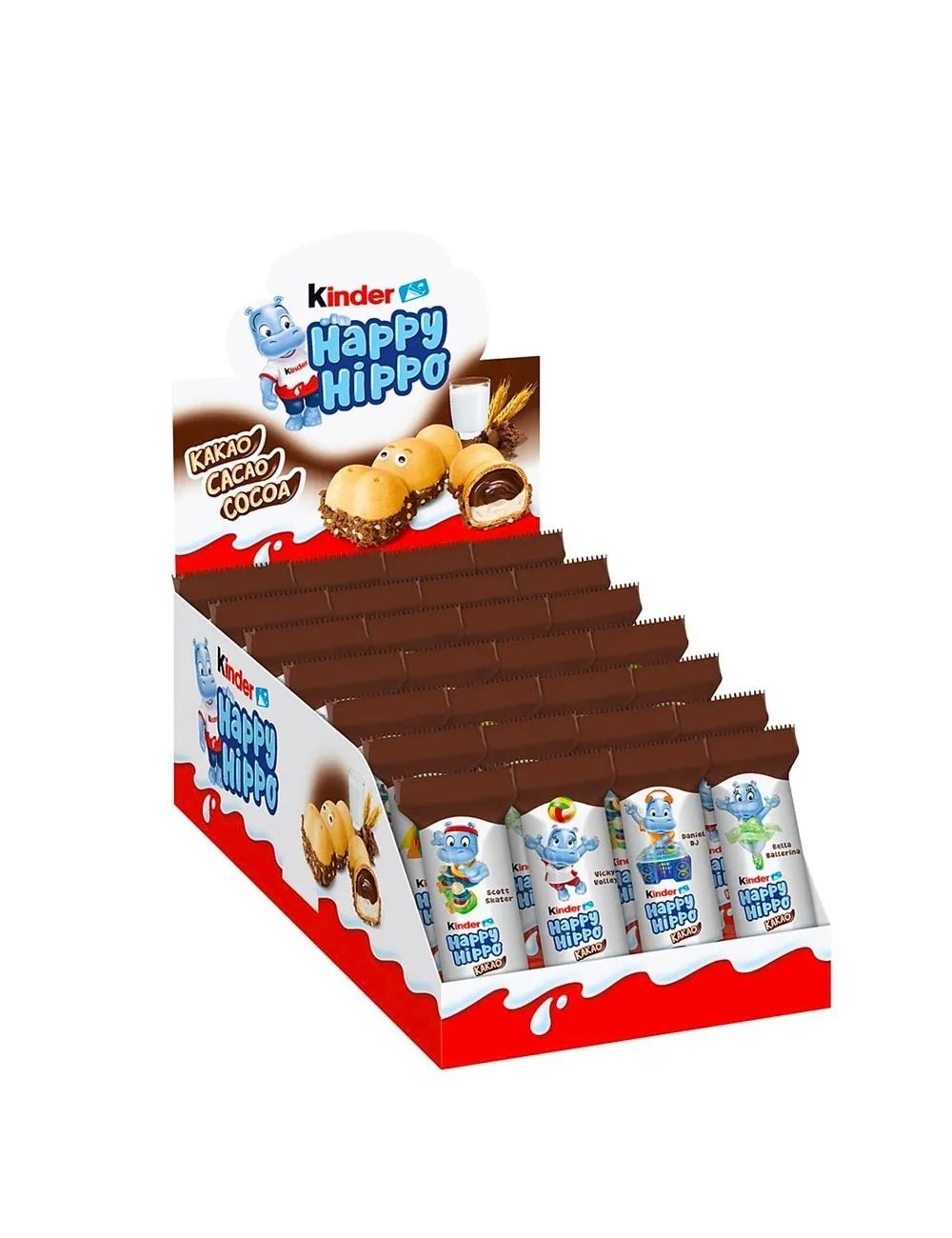 Kinder Happy Hippo T1x28 cacao 8000500024577