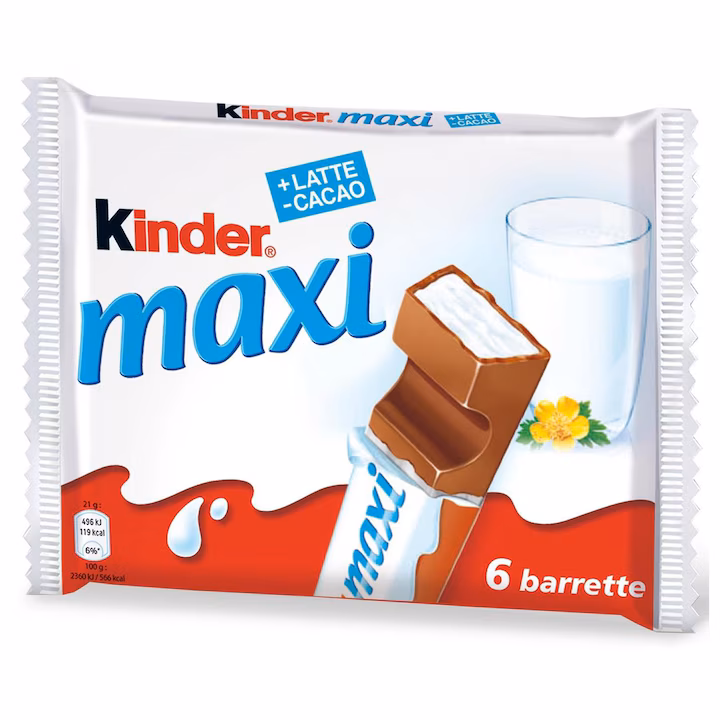 Kinder Maxi Chocolate T6x20 80310167