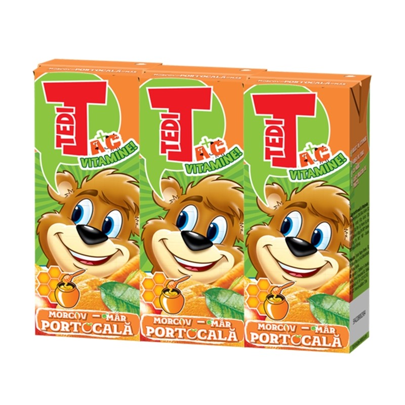 TEDI MORCOV&MAR&PORTOCALE (3X200ML) 5942289007170
