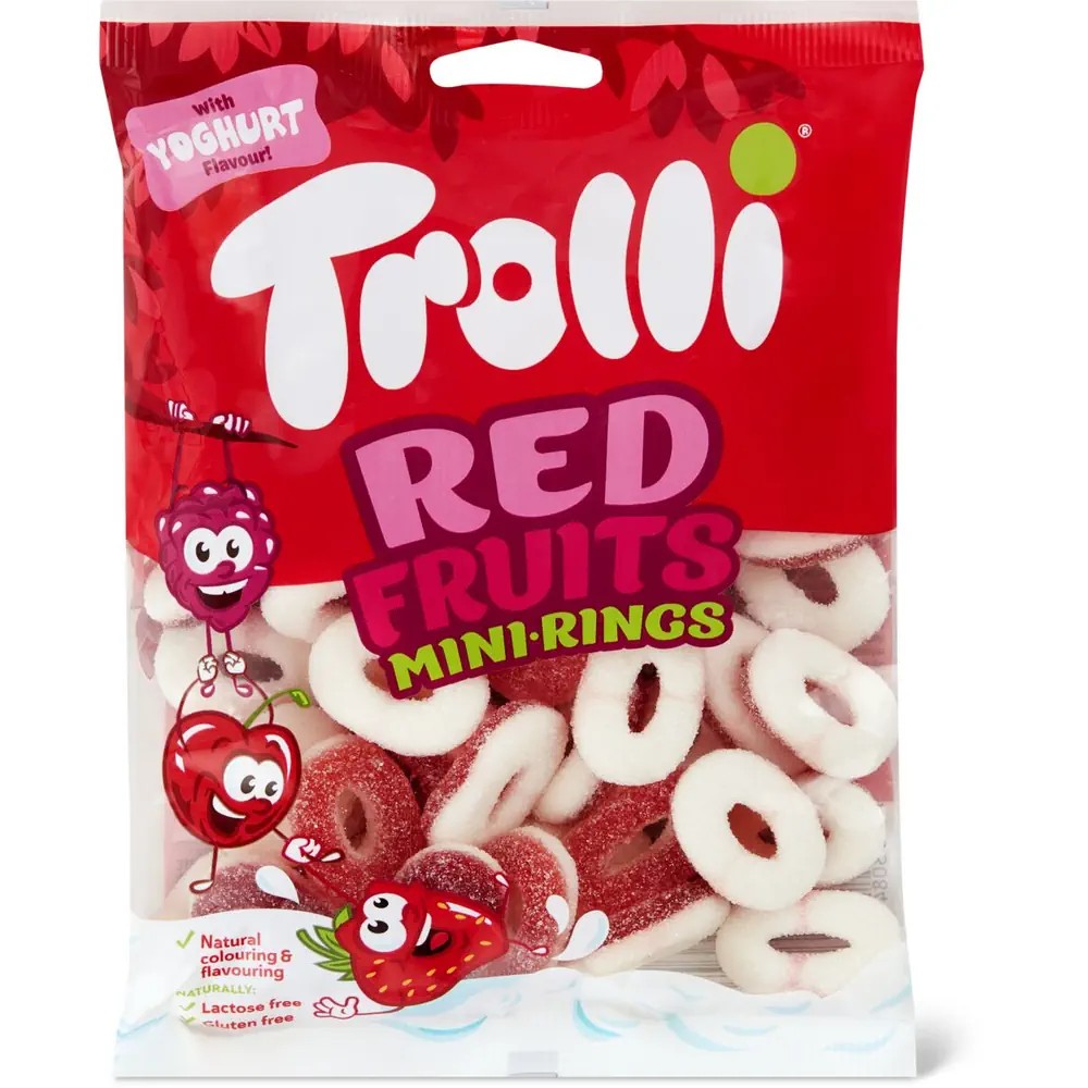 TROLLI MINI RINGS FRUIT 100GR (30BUC/BAX) 4003084319637