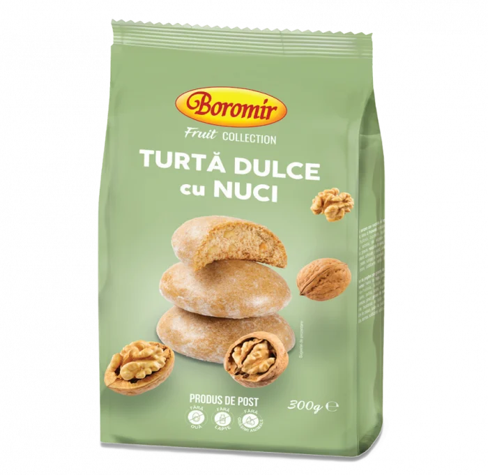 TURTA DULCE CU CIOCOLATA NUCI 300G AMYLON -12B 5941446010350