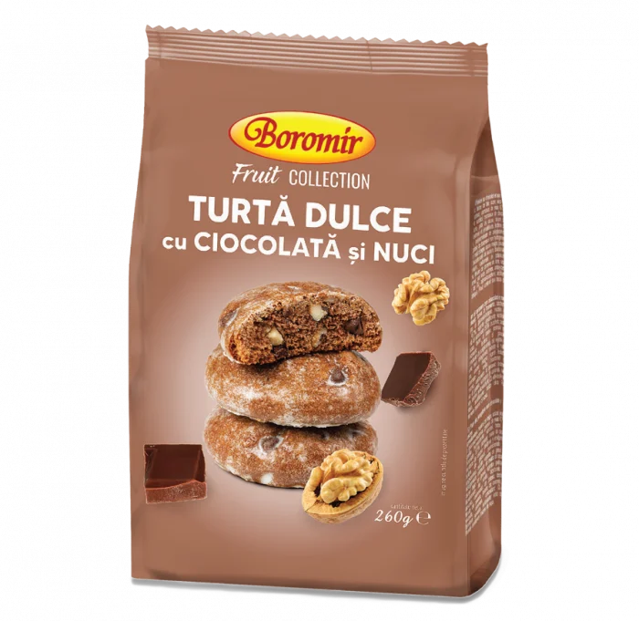 TURTA DULCE CU CIOCOLATA NUCI 260g AMYLON -12b 5941446010756