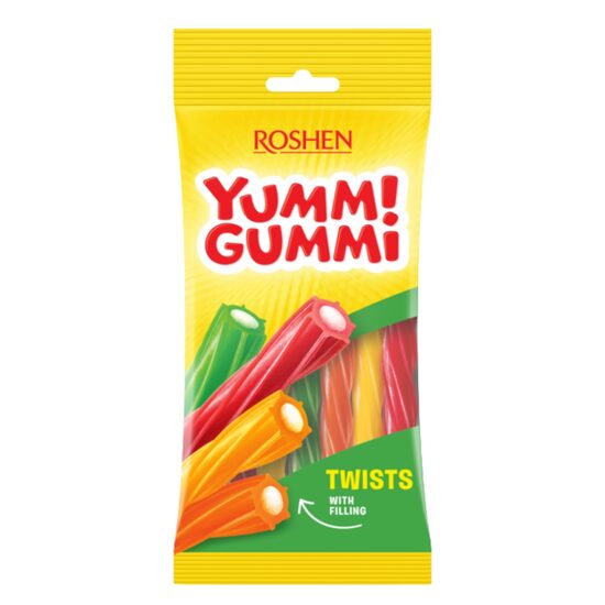 ROSH.YUMMI GUMMI TWISTS 70 GR 4823077636271