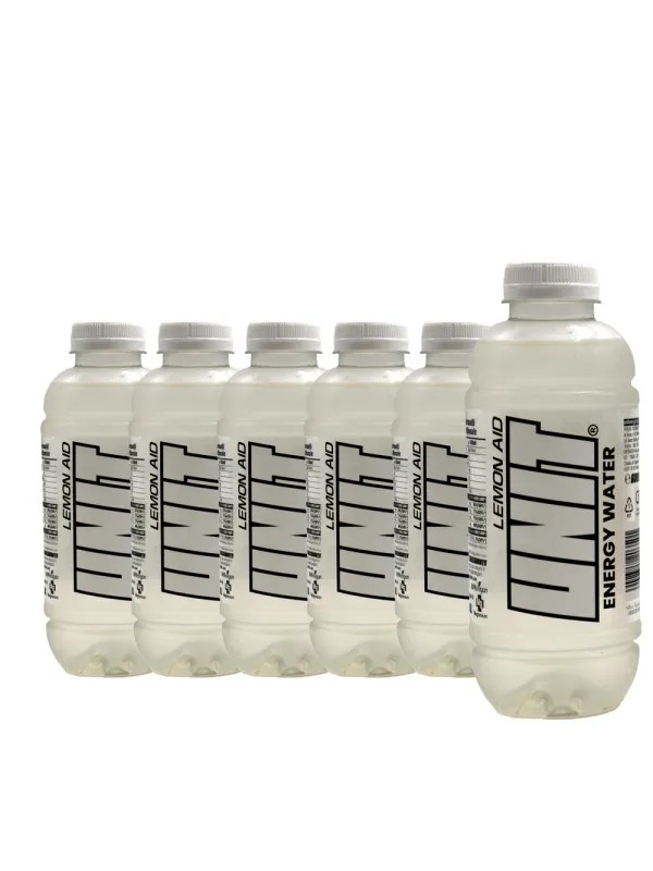 UNIT ENERGY WATER LEMON AID 0.6L SGR (6BUC/BAX) 5942328203501
