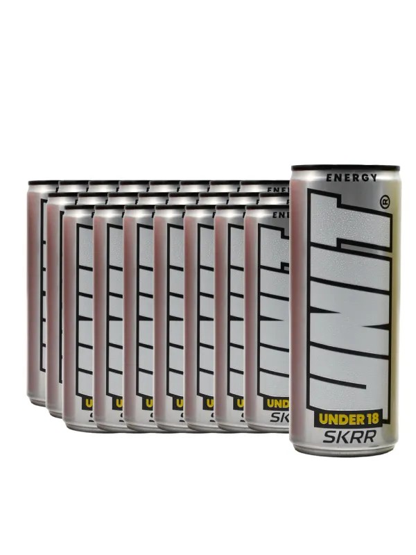 UNIT ENERGY DRINK UNDER 18 SKRR 250ML SGR (24BUC/BAX) 5942328203594