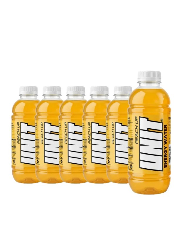 UNIT ENERGY WATER PEACH UP 0.6L SGR (6BUC/BAX) 5942328203518