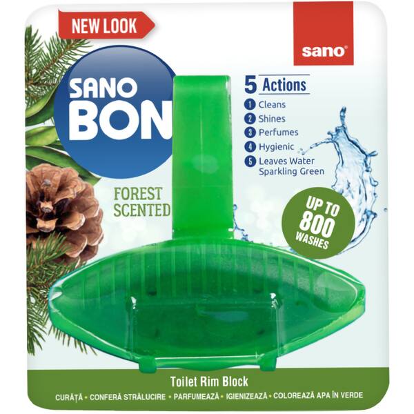SANO BON GREEN FOREST ( VERDE) 5IN1 (ODORIZANT WC) 7290102990030